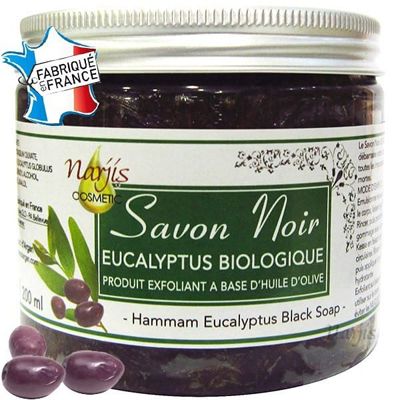 Savon noir Eucalyptus, schwarze Olivenseife
